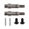 Team Associated RC10B6 FT Titanium Hex Adapter Front Axles, ASC71181 view 1