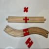Wooden Train Connectors (Yellow) view 1