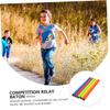5pcs Training Sticks Relay Race Sticks Soft Material Safe for Boys and Girls for School Sports view 3