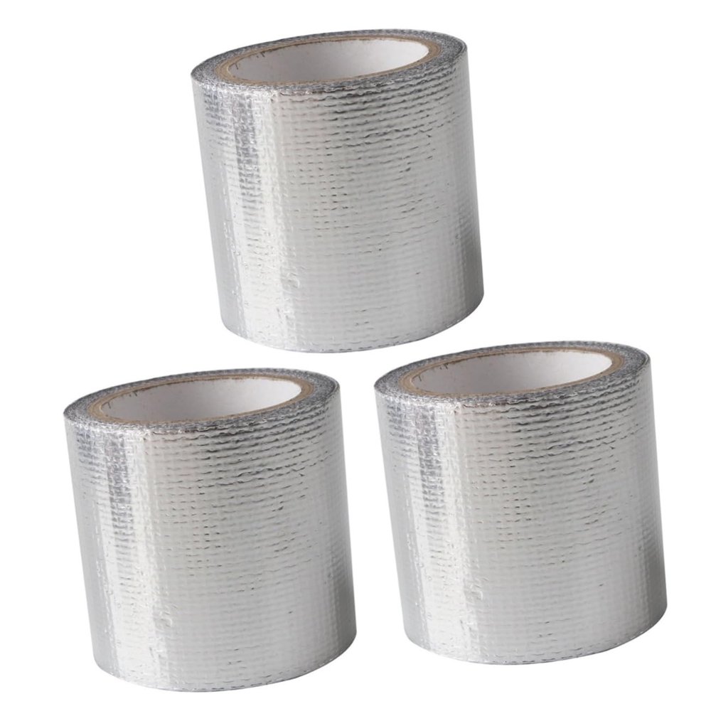 ibasenice 3pcs Car Reinforcement Tape Aluminum Reinforced Adhesive Tape Heat and Friction Resistant Perfect for Car Shell