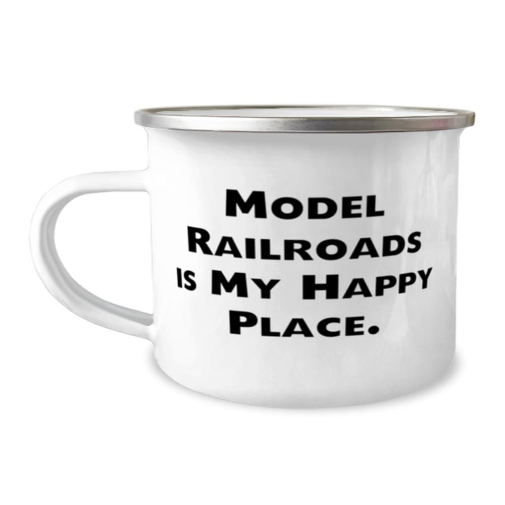 Gag Model Railroads Gifts, Model, Gag Birthday 12oz Camper Mug Gifts Idea For Men Women, Model Railroads Gifts From Friends, Model trains, Train sets, Toy trains, Wooden trains, Electric trains