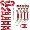 RCMYou Upgrades Part for 1/10 Vorteks/Granite/Senton 4x4 3S Blx & Mega 550,Front Rear Drive Shaft,Arms,Steering Blocks Caster Blocks C-Hubs Stub Axle Carriers,Driveshaft Support,Red view 1