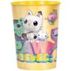 Amscan Gabbys Birthday Party Supplies Bundle Set includes Plastic Reusable 16oz Cups - 12 Plastic Cups and 1 Dinosaur Sticker Sheet view 2