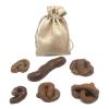 6pcs/Set Fake Poop Realistic Prank Poop Lifelike Dog Poop Crap Pile for Halloween April Fools' Day Party view 2