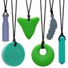 Chewy Necklaces for Sensory Kids, Silicone Chewy Necklaces for Boys and Girls with Autism, ADHD, SPD, Chewing, Oral Motor Therapy Toy view 1