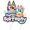 Blue Dog and Friends Birthday Cake Topper Party Decor view 1