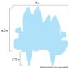 Blue Dog and Friends Birthday Cake Topper Party Decor view 2