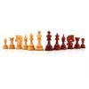 4.3 Napoleon Luxury Staunton Chess Pieces Only - Triple Weighted (Bud Rosewood & Boxwood) view 2