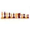 4.3 Napoleon Luxury Staunton Chess Pieces Only - Triple Weighted (Bud Rosewood & Boxwood) view 3