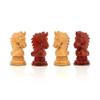 4.3 Napoleon Luxury Staunton Chess Pieces Only - Triple Weighted (Bud Rosewood & Boxwood) view 4