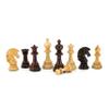 4.5 The Dragon Luxury Artisan Series Chess Pieces Only - Triple Weighted (Rosewood & Boxwood) view 4