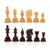 4.3 Napoleon Luxury Staunton Chess Pieces Only - Triple Weighted (Rosewood & Boxwood) view 1