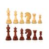 4.5 The Dragon Luxury Artisan Series Chess Pieces Only - Triple Weighted (Bud Rosewood & Boxwood) view 1