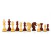 4.5 The Dragon Luxury Artisan Series Chess Pieces Only - Triple Weighted (Bud Rosewood & Boxwood) view 3