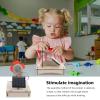 DIY Solar Powered Wooden Assembly Toy Kit - Stem Science Educational Craft for Kids, 3 Sets of Solar Fan Construction Kits for Boys and Girls, 4.01 X 4.33 X 9.33 Inches view 3