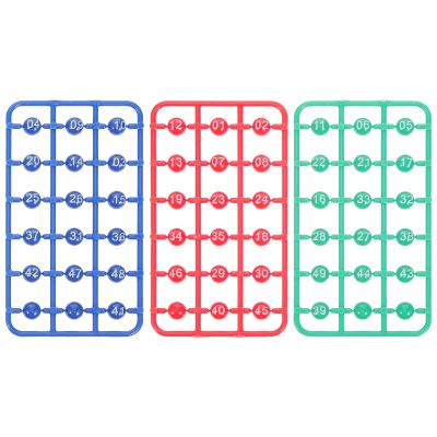 jojofuny 49pcs Raffle for Bingo Games Bright Lightweight and for Holiday Parties and Fun Activities