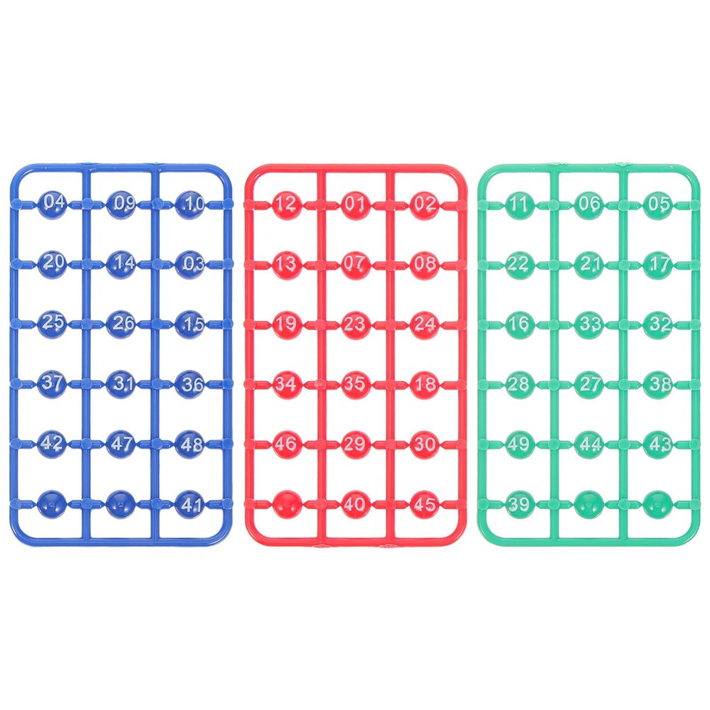 jojofuny 49pcs Raffle for Bingo Games Bright Lightweight and for Holiday Parties and Fun Activities