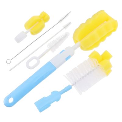 1 Set Bottle Cleaning Kit Kit Sippy Cup Straw Silicone Water Bottle Handle Bottle Brush Cups Scrubber Brush Water Bottle Brush Sponge Cleaning Brush Washing Brush