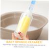 1 Set Bottle Cleaning Kit Kit Sippy Cup Straw Silicone Water Bottle Handle Bottle Brush Cups Scrubber Brush Water Bottle Brush Sponge Cleaning Brush Washing Brush view 3