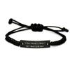 Beautiful Hobby Horsing Gifts, If Hobby Horsing is, Unique Idea Birthday Black Rope Bracelet Gifts for Men Women from Friends, Hobby Horse, Rocking Horse, Plush Horse, Toy Horse, Wooden Horse view 1