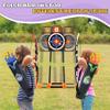 2 Pack Bow and Arrow Set with Moving Standing Target& 2 Colors 20 Suction Cup Arrows, Light Up Archery Toys for Kids age 4-12 Years Old Boys Girls Indoor and Outdoor, Birthday Gifts Christmas ideas view 2