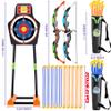 2 Pack Bow and Arrow Set with Moving Standing Target& 2 Colors 20 Suction Cup Arrows, Light Up Archery Toys for Kids age 4-12 Years Old Boys Girls Indoor and Outdoor, Birthday Gifts Christmas ideas view 3
