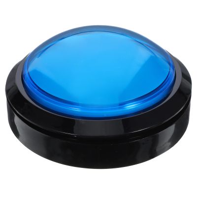 Gadpiparty Answer Buttons Buzzer Toy Buzzer Game with Lights Transponder Blue Answer Game Console 100mm s Buttons