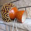 Both Shekere and Drum, Latin Instrument, Rhythm Instrument, Percussion Instruments, Beaded Drum Instrument, Gift for Musician view 2