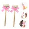 Gogogmee 5pcs Wooden Hammers Multifunctional Crab Mallets for Boys and Girls Cake Decorating Crafts Includes Ribbons for Easy for Home Restaurant Use view 3
