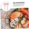 Gogogmee 5pcs Wooden Hammers Multifunctional Crab Mallets for Boys and Girls Cake Decorating Crafts Includes Ribbons for Easy for Home Restaurant Use view 4