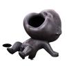 LYHHGS 12 * 8.5cm Purple Sand Tea Pet Ornaments Baby Ceramic Figures Tea Play Peeing Doll Tea Set Peeing Water Spray Accessories (Color : Purple mud) view 1