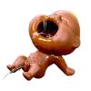 LYHHGS 12 * 8.5cm Purple Sand Tea Pet Ornaments Baby Ceramic Figures Tea Play Peeing Doll Tea Set Peeing Water Spray Accessories (Color : Purple mud) view 2