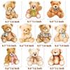 10pcs Bear Baby Shower Honeycomb Centerpieces Bear Birthday Party Supplies Bear Baby Shower Decorations Teddy Bear Table Toppers for Teddy Bear Themed Baby Shower We Can Bearly Wait Party Supplies view 2