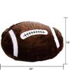 18inch Rugby Plush Pillow Soft Fluffy Stuffed Throw Pillows Toy Durable Rugby Plush Toys,Home Decor Cushion,for Kids Boy Girls Children Sports Toy Gift (Rugby) view 2
