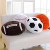 18inch Rugby Plush Pillow Soft Fluffy Stuffed Throw Pillows Toy Durable Rugby Plush Toys,Home Decor Cushion,for Kids Boy Girls Children Sports Toy Gift (Rugby) view 4