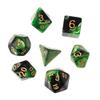 7Pcs/Set Acrylic Polyhedral for Trpg Board Game D4-D20 view 1