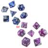 7Pcs/Set Acrylic Polyhedral for Trpg Board Game D4-D20 view 2