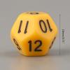 10Pcs/Set Acrylic 12 Sided D12 Sculpture Polyhedral Dices for Club Party Family Board Game Props view 3