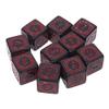 10Pcs D6 Polyhedral Square Edged Numbers 6 Sided Dices Beads Table Board Role for Play Game view 1