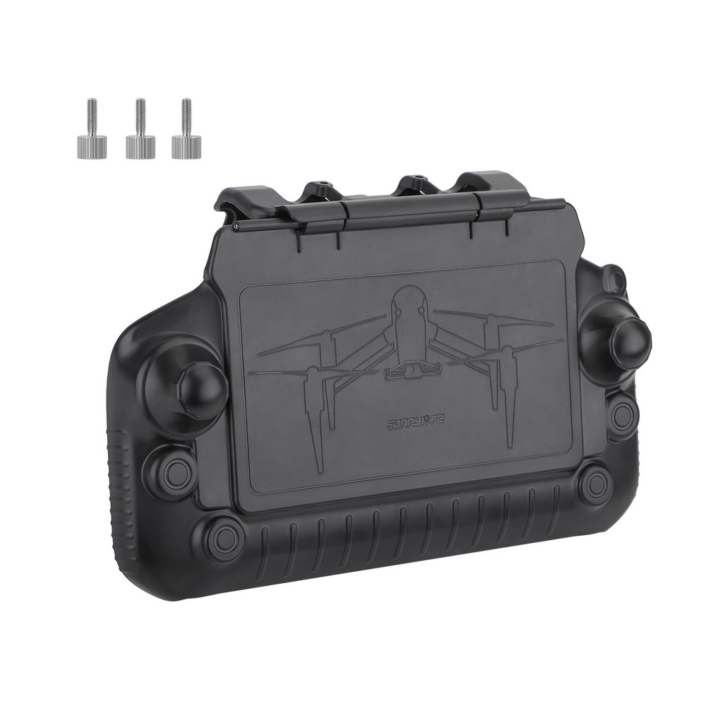 MOUDOAUER Plastic RC Controller Protector Sun Hood Cover, 2-in-1 Skin Sun Hood Remote Controller Accessory for DJI RC Plus Drone