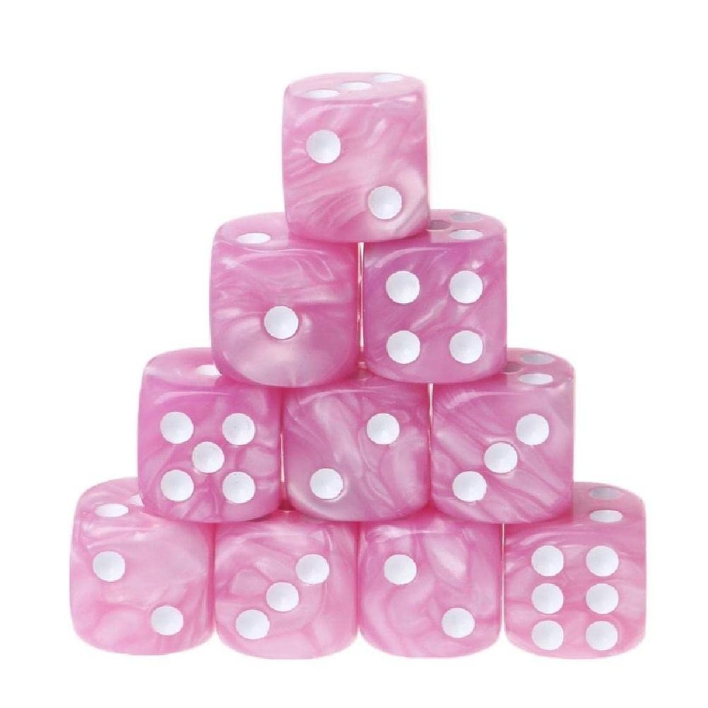 10Pcs/Set Acrylic Polyhedral for Trpg Board Game
