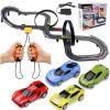 Slot Car Race Track Sets for Boys Age 6-12, Electric Track with 4 Slot Cars view 1