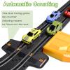 Slot Car Race Track Sets for Boys Age 6-12, Electric Track with 4 Slot Cars view 3