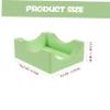 FONDOTIN Diy Craft Tumbler Cup Cradle Set Squeegee Slot 3-piece Silicone Cup Stand Holder Green view 2