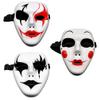 ABOOFAN Clown Decor 3pcs White Plastic Masks with Tied Ropes DIY Blank Full Paintable Masks Cosplay Masquerade Masks for Halloween Party Cosplay Costume Face Mask Costume view 1