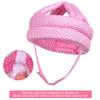 Baby Safety Helmet, Infant Baby Head Protector Head Cushion Bumper Bonnet, Soft Headguard for Toddler Learning to Walk, Pink Dot Style view 4