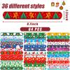 AMOR PRESENT 64PCS Christmas Slap Bracelets, Snap Wristbands for Kids Stocking Stuffers Party Favors Gifts Bag Filler view 2