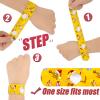 AMOR PRESENT 64PCS Christmas Slap Bracelets, Snap Wristbands for Kids Stocking Stuffers Party Favors Gifts Bag Filler view 3