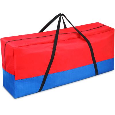 Sadnyy Giant 4 In a Row Game Carry and Storage Bag with Handle and Durable Zipper 47x12x20 Inch Large Carrying Bag for Jumbo 4 in a Row for Kids Outdoor Party Yard Lawn Games, Game Set Not Included