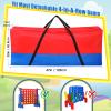 Sadnyy Giant 4 In a Row Game Carry and Storage Bag with Handle and Durable Zipper 47x12x20 Inch Large Carrying Bag for Jumbo 4 in a Row for Kids Outdoor Party Yard Lawn Games, Game Set Not Included view 2